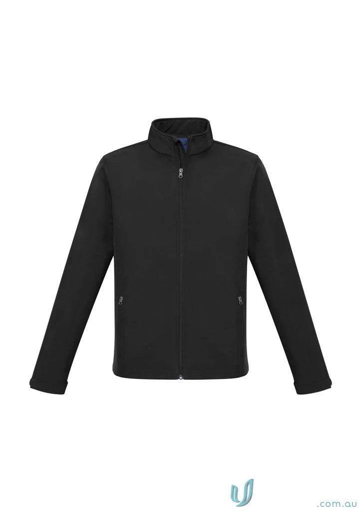 Biz Collection J740M Apex Softshell Jacket in Black