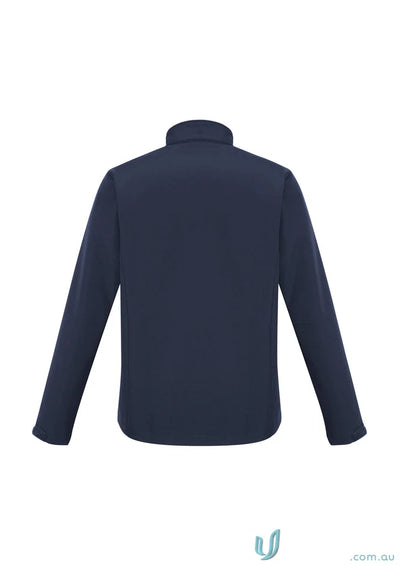 Biz Collection J740M Apex Softshell Jacket in Navy