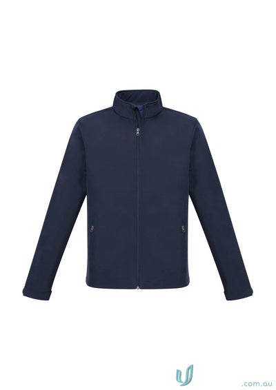 Biz Collection J740M Apex Softshell Jacket in Navy