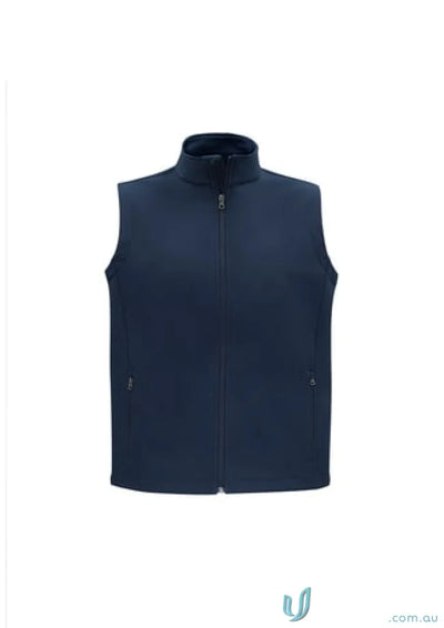 Biz Collection J830M Apex Softshell Vest in Navy