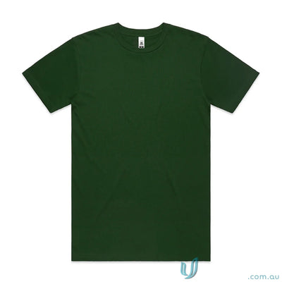 Dark green AS Block Tee T-shirt perfect for workwear or uniforms