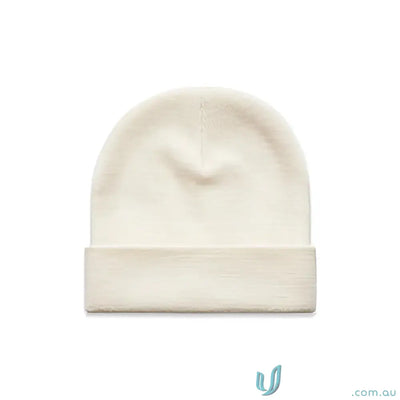 Acrylic Beanie 1107 Cuff Beanie in Ecru
