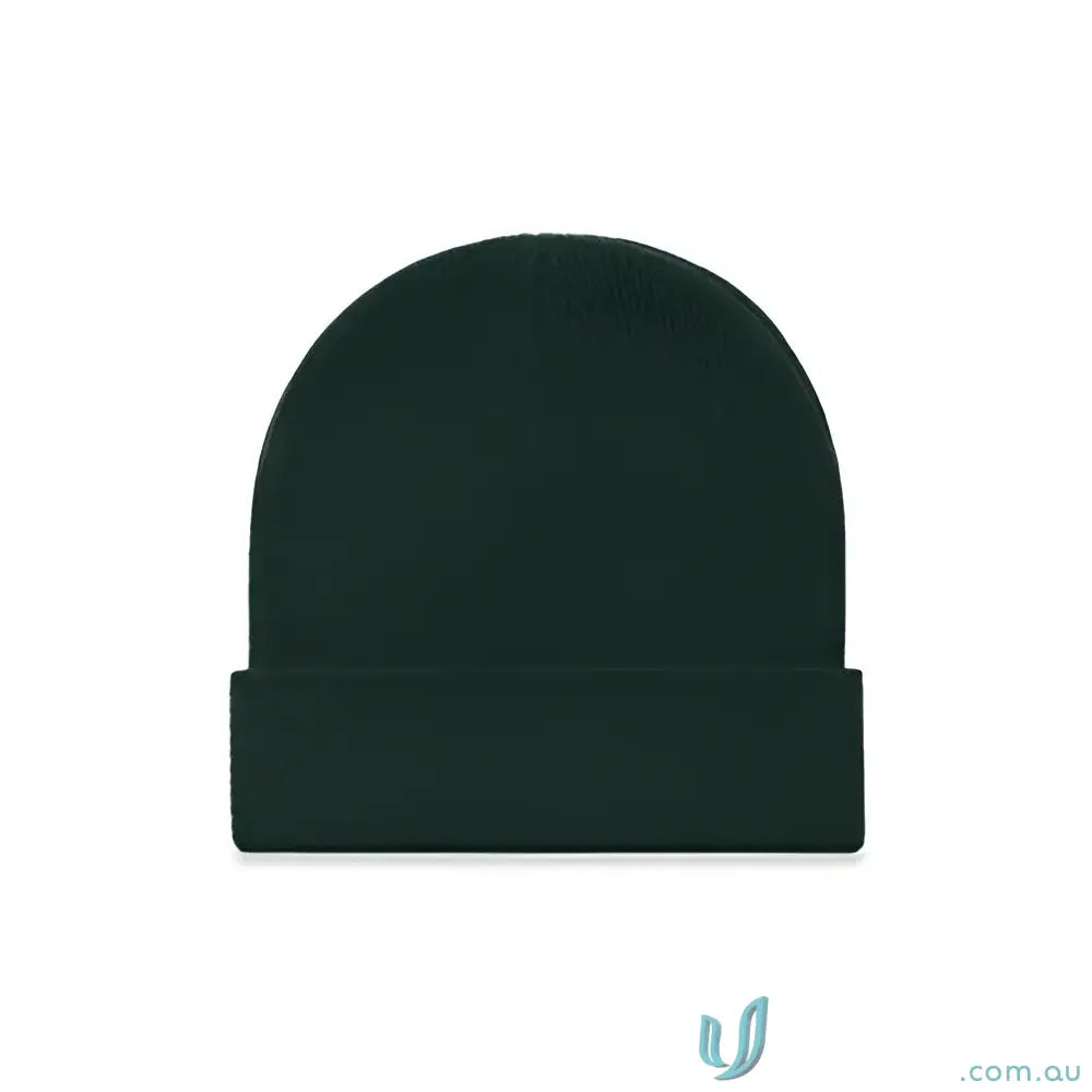 Acrylic Beanie 1107 Cuff Beanie in Pine Green