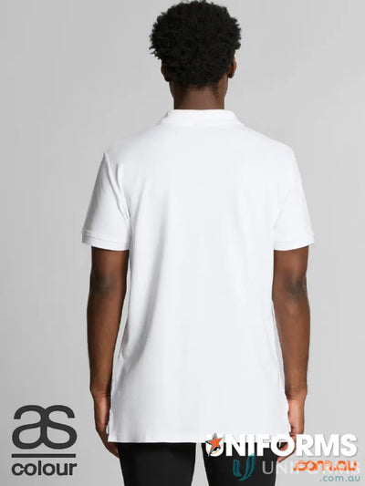 5411-AS-10 5411-AS-1 AS Colour Pique Polo in white