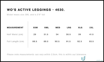 Active Leggings - Unleash Your Performance 4630-AS AS Ladies Active Leggings