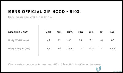 AS 5103-AS AS Official Zip Hoodie