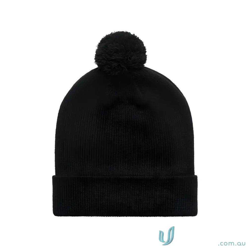 AS 1124 AS Pom Pom Beanie in Black