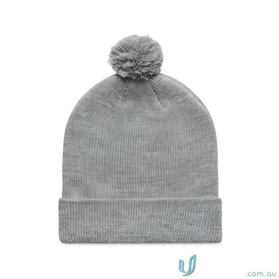 AS 1124 AS Pom Pom Beanie in Grey Marle