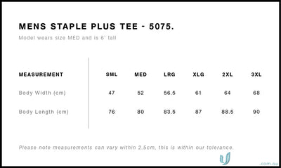 5075-AS 5075 AS Staple PlusTee