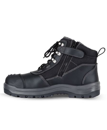 9H8 safety boots 9H8 Atrax Heavy-Duty Zip Safety Boot