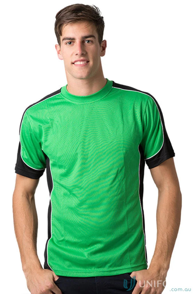 Green and black Auburn Adults Tee with cooldry moisture management technology