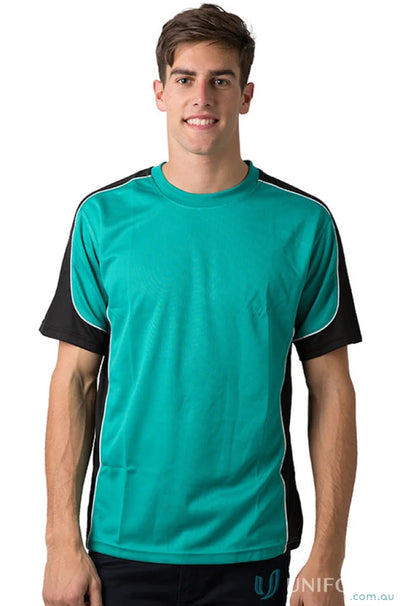 Auburn Kids Tee teal and black athletic shirt with cooldry moisture management tech BST156K