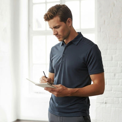 Winning Spirit PS87 Bamboo Corporate Polo in Graphite
