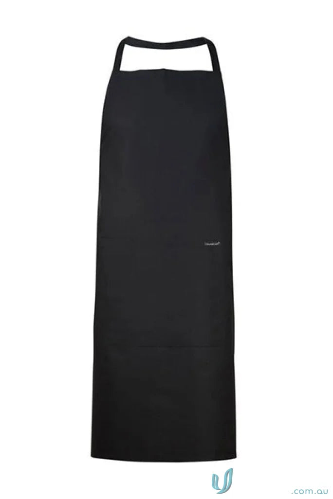 WorkCraft CA003 Bib Apron With Pocket in Black