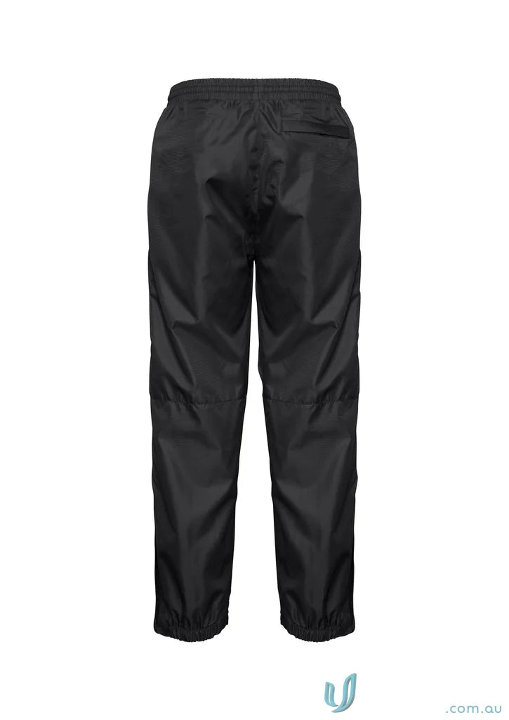 Biz Collection TP3160 Biz Collection Adults Flash Track Bottoms in Black