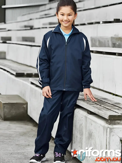 Biz Collection TP3160B Biz Collection Kids Flash Track Pants in Navy