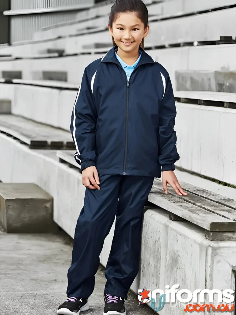 Biz Collection TP3160B Biz Collection Kids Flash Track Pants in Navy