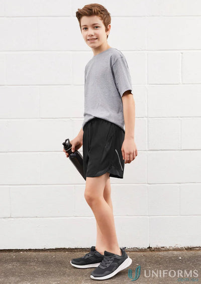Biz Collection ST511K-1 Biz Collection Kids Tactic Shorts in Black front product image