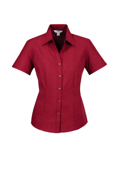 Biz Collection LB3601 Biz Ladies Oasis SS Shirt in Cherry