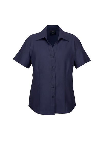 Biz Collection LB3601 Biz Ladies Oasis SS Shirt in Navy