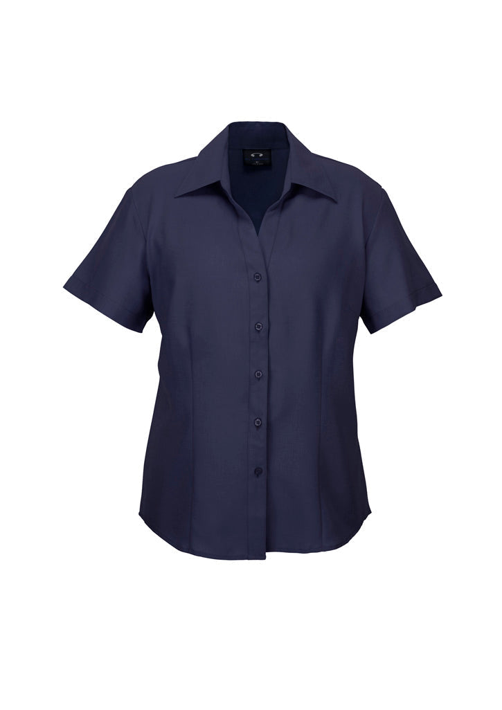 Biz Collection LB3601 Biz Ladies Oasis SS Shirt in Navy