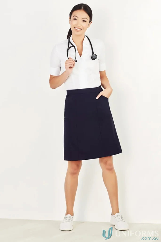 Biz Collection CL956LS-1 Bizcare Comfort Waist Cargo Skirt