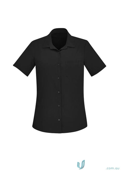 Biz Collection CS947LS-1 Bizcare Easy Stretch SS Shirt in Black