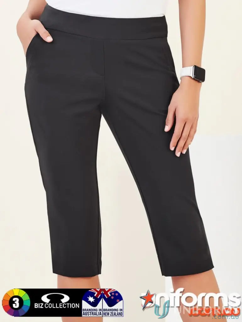 Biz Collection CL040LL-VAC-1 Bizcare Jane 3Q Stretch Pant in black