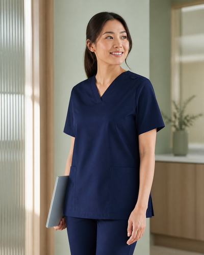 Bizcare Tokyo V-Neck Scrub Top