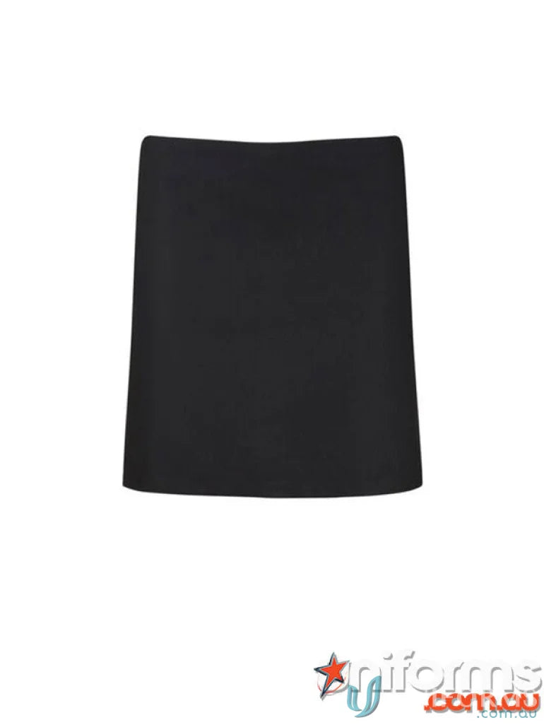 WorkCraft CA023 Black Knee Length Apron Skirt Australia Workcraft in Black front product image