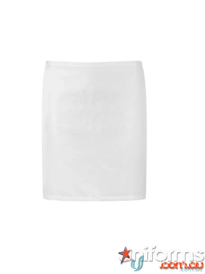WorkCraft CA023 Black Knee Length Apron Skirt Australia Workcraft in Black