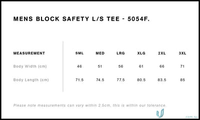 AS 5054F-AS Block Safety LS Tee