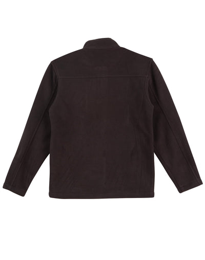 Winning Spirit PF07 Bonded Fleece Jacket in Black