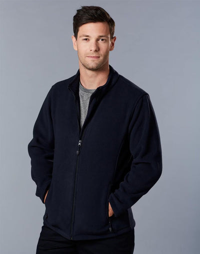 Winning Spirit PF07 Bonded Fleece Jacket in Navy