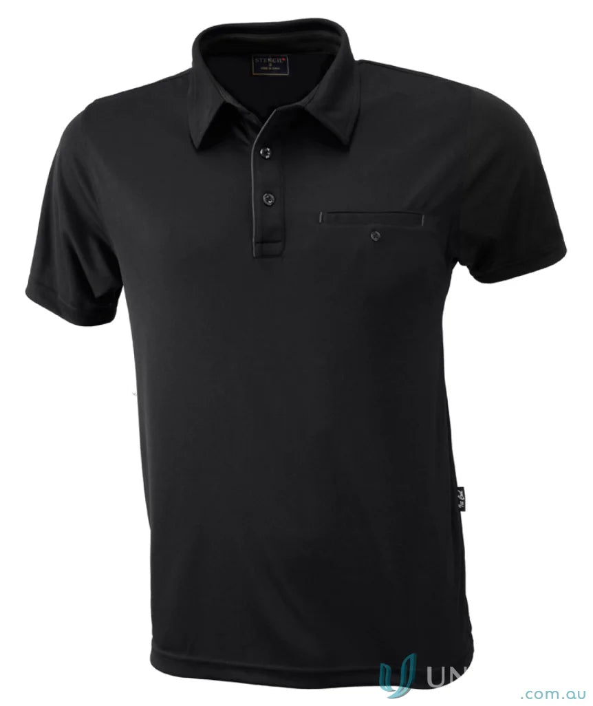 1063-PT 1063-PT-1 Boston SS Polos in Black/Charcoal