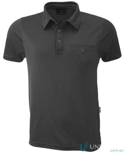 1063-PT 1063-PT-1 Boston SS Polos in Charcoal/Black
