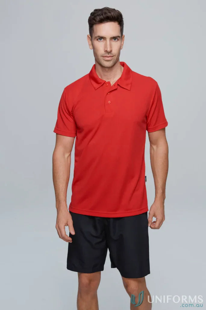 Aussie Pacific 1307 Botany Polo in Red