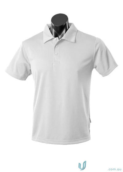 Aussie Pacific 1307 Botany Polo in White