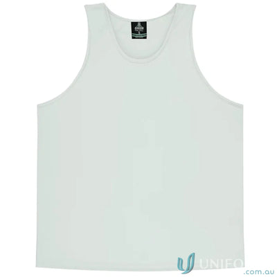 Aussie Pacific 1107 Botany Singlet in White