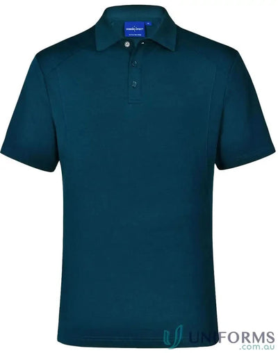 Winning Spirit PS59 Breathable Bamboo Charcoal Polo in Teal