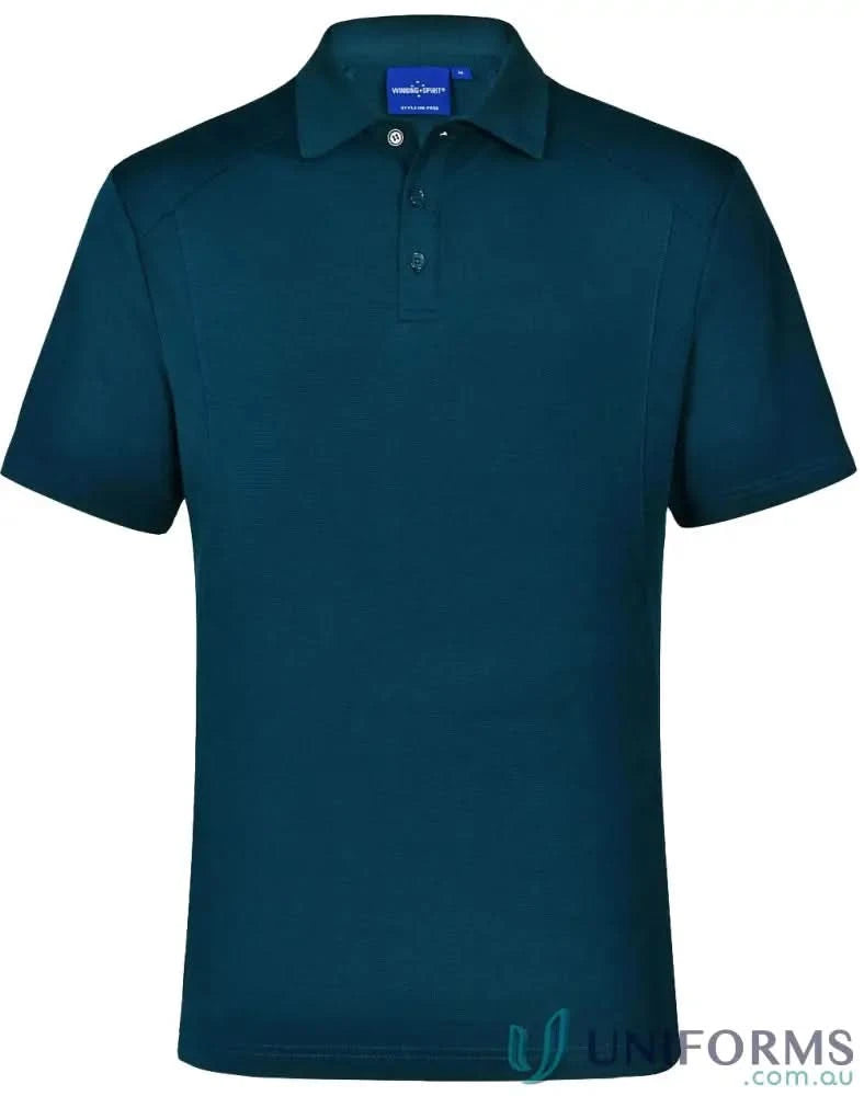 Winning Spirit PS59 Breathable Bamboo Charcoal Polo in Teal