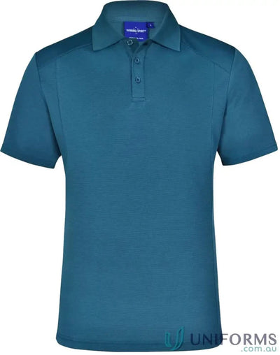 Winning Spirit PS59 Breathable Bamboo Charcoal Polo in Teal