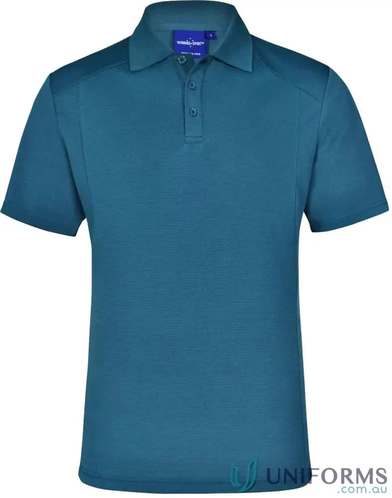 Winning Spirit PS59 Breathable Bamboo Charcoal Polo in Teal