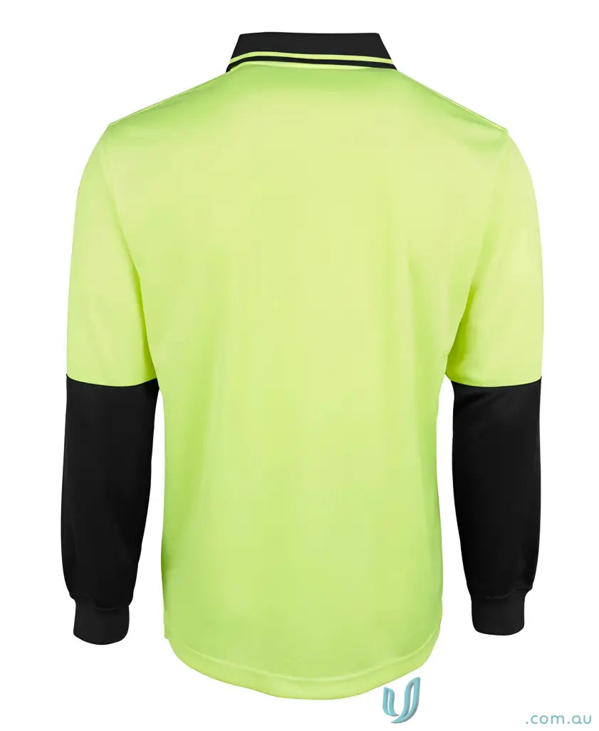 JBs 6HJNL Breathable HiVis Jacquard LS Polo