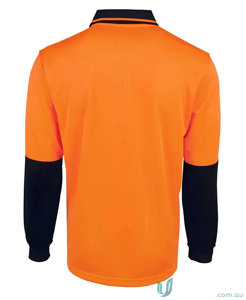 JBs 6HJNL Breathable HiVis Jacquard LS Polo