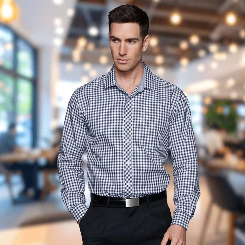 1909L-1 1909L Brighton LS Shirt in black front product image