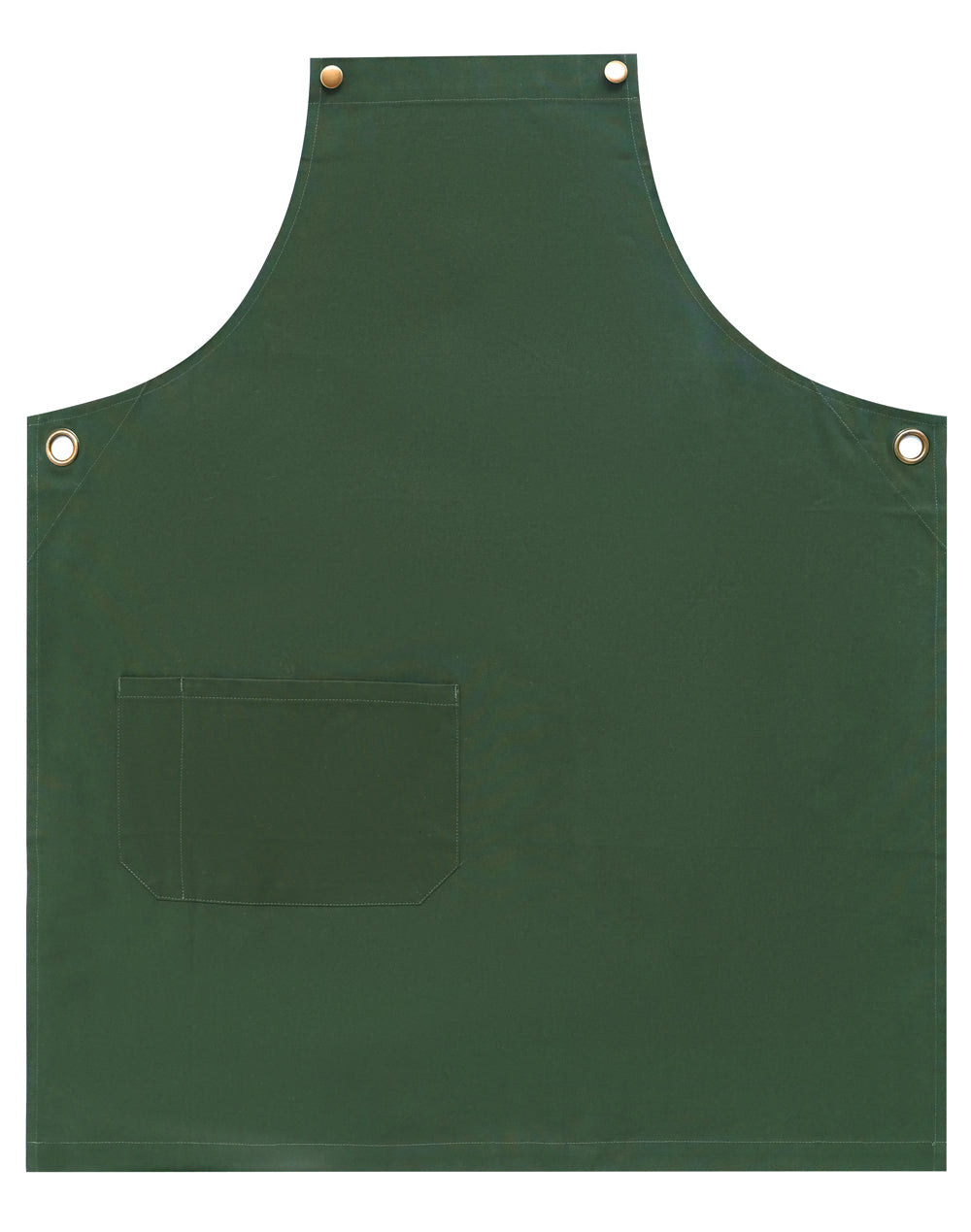 Winning Spirit AP07 Brunswick Bib Apron in Army Green