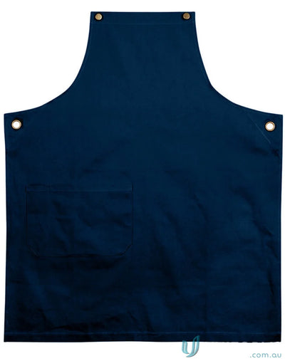 Winning Spirit AP07 Brunswick Bib Apron in Navy