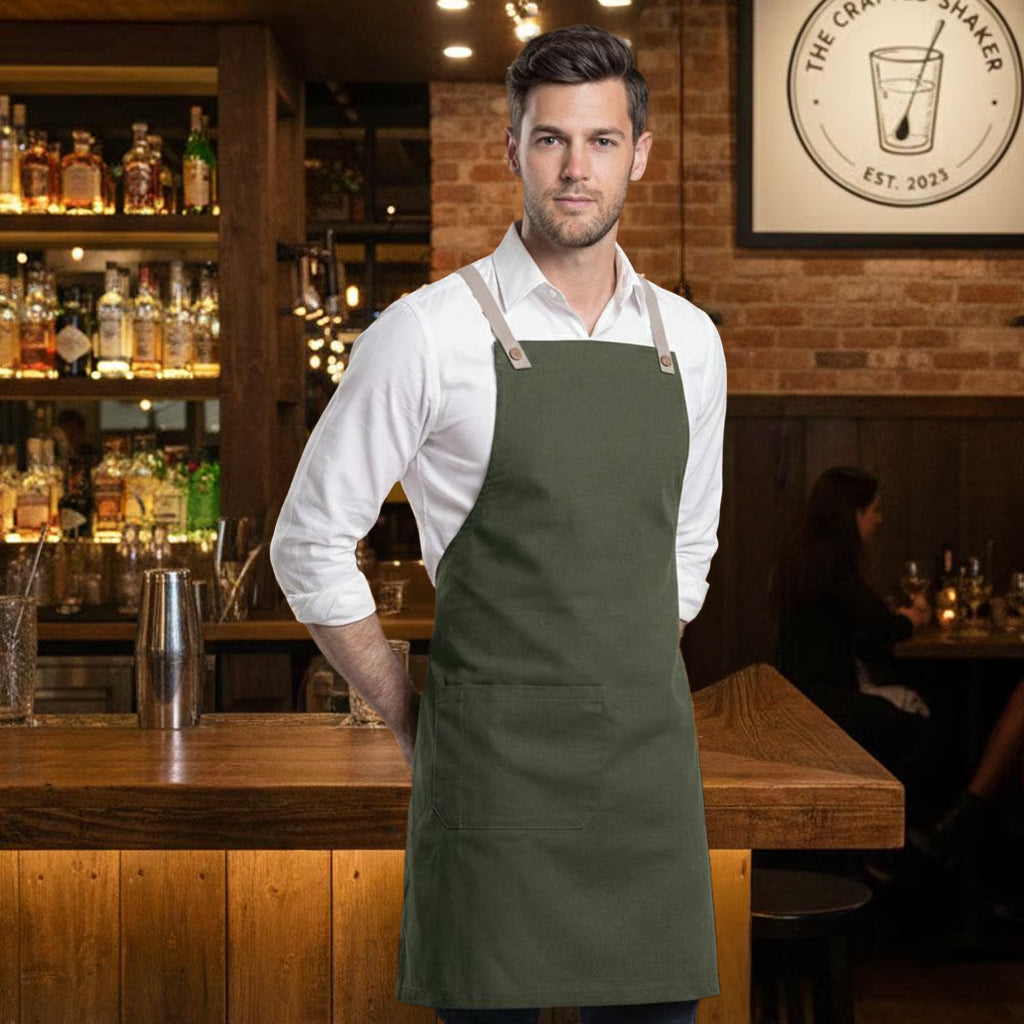 Winning Spirit AP07 Brunswick Bib Apron front product image
