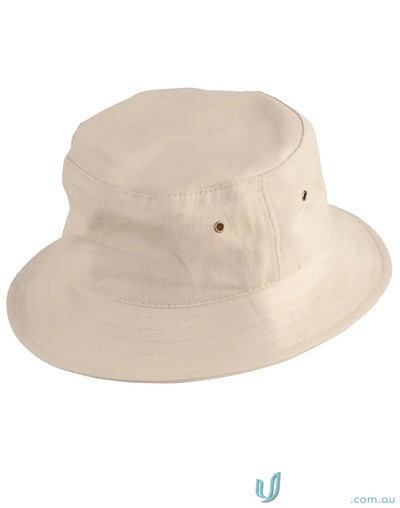 Winning Spirit CH29 Bucket Hat in Natural